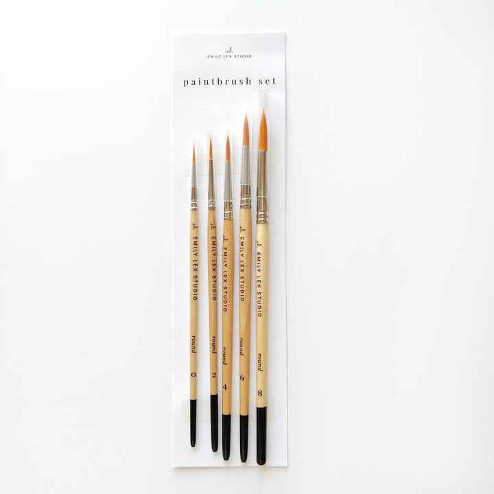 Emily Lex Watercolor paintbrush set