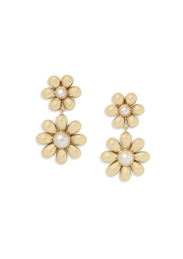 Ever Alice Laura Earrings | Pearl