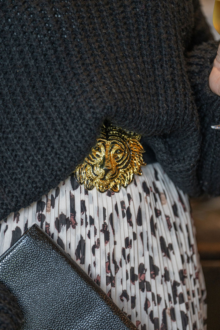 Belt Buckle - Liger Lion Buckle by Garland Bags