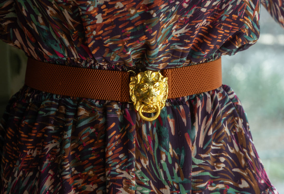 Garland Bags Lion Door Knocker Belt Buckle