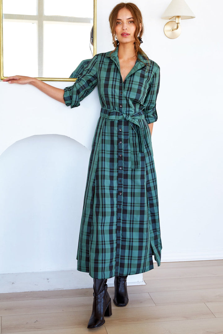 Finley Laine Dress Emerald Christmas