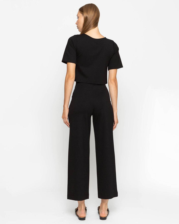 Ripley Rader Ponte Knit Straight Leg Pant Cropped